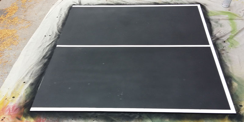 como hacer un tablero de mesa ping pong