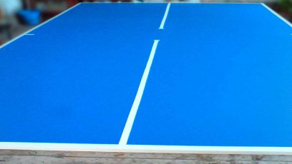 tablero casero para mesa de ping pong