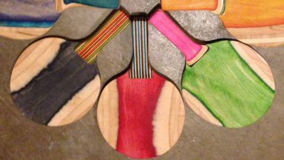 palas tenisde mesa hechas a mano