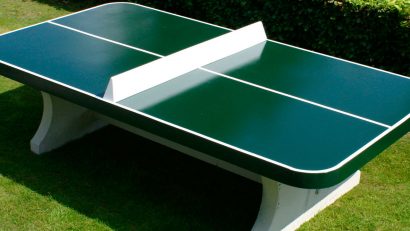 mesa de ping pong verde